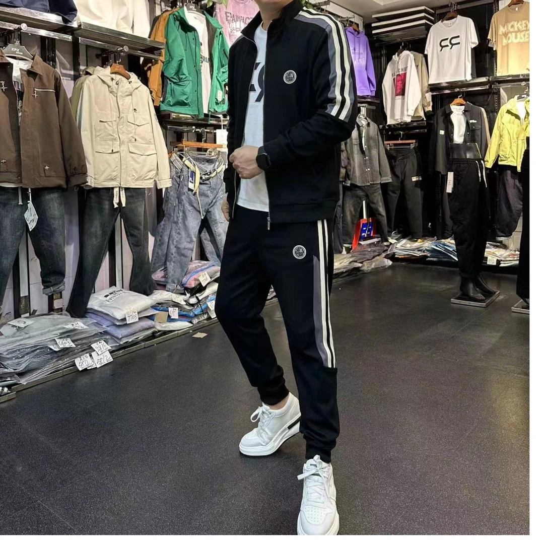 668时尚套装（外衣+裤子）秋时尚套装男士潮流