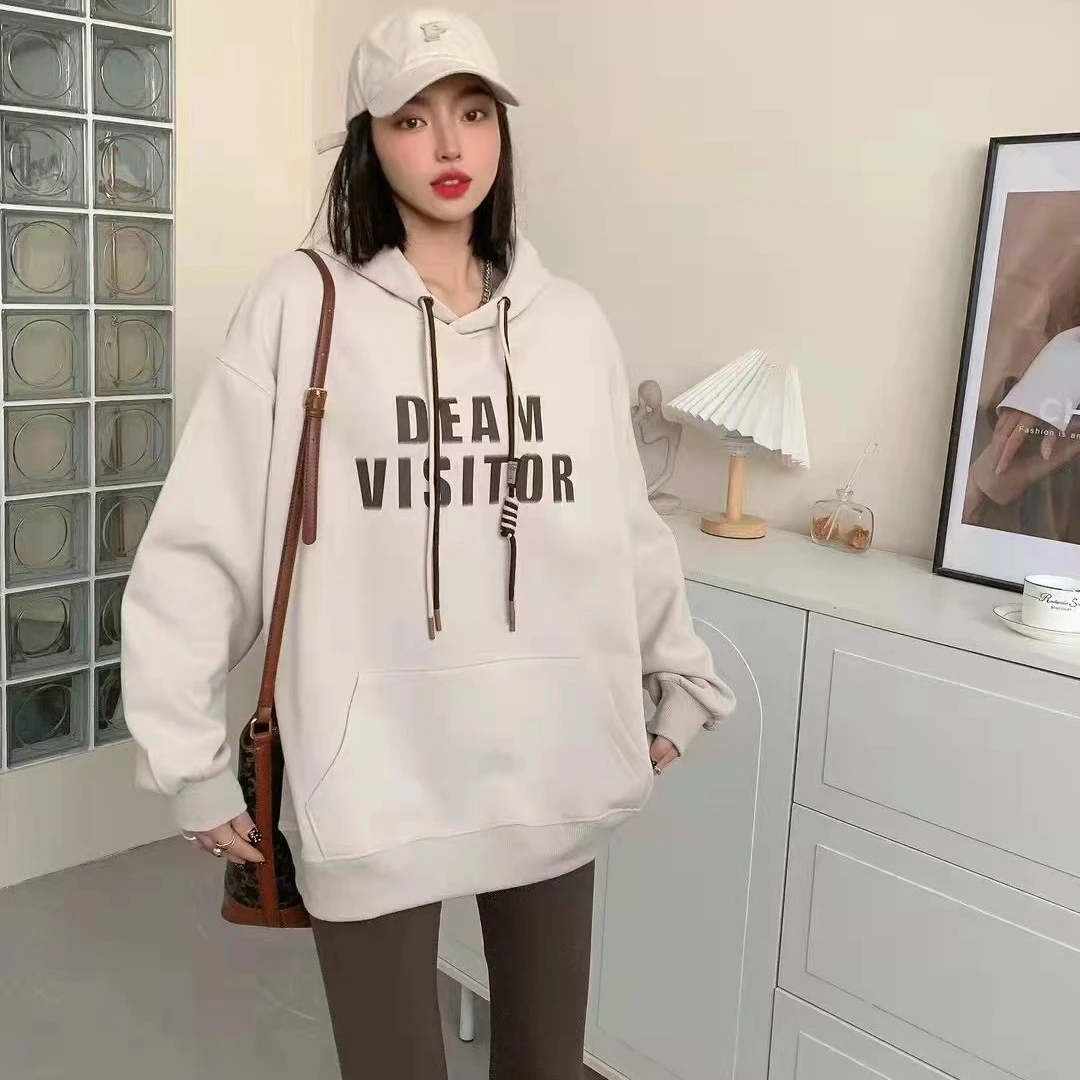 多多美女装2023百搭宽松休闲卫衣春款福利价59元