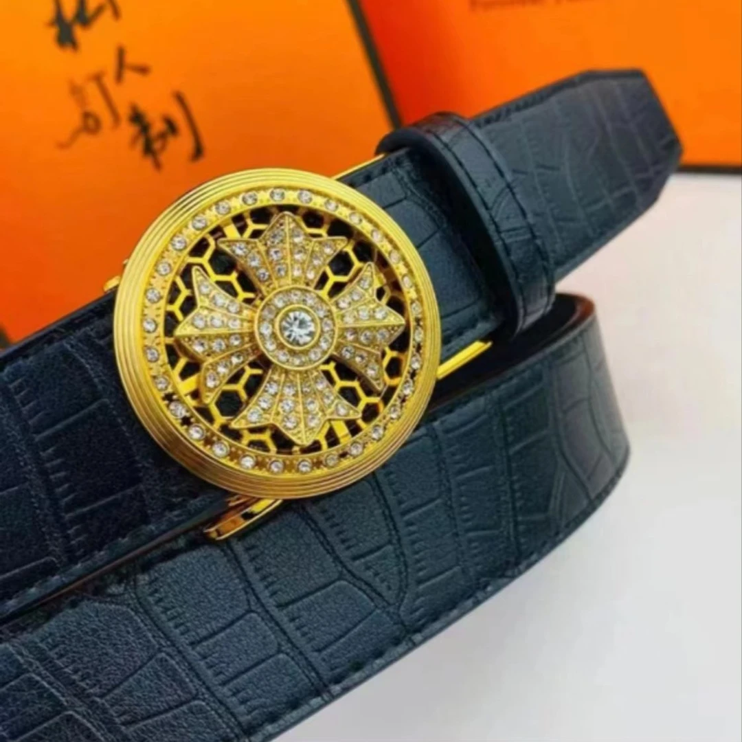 尊雅新品轻奢时尚潮流男士皮带黑色腰带高档时尚