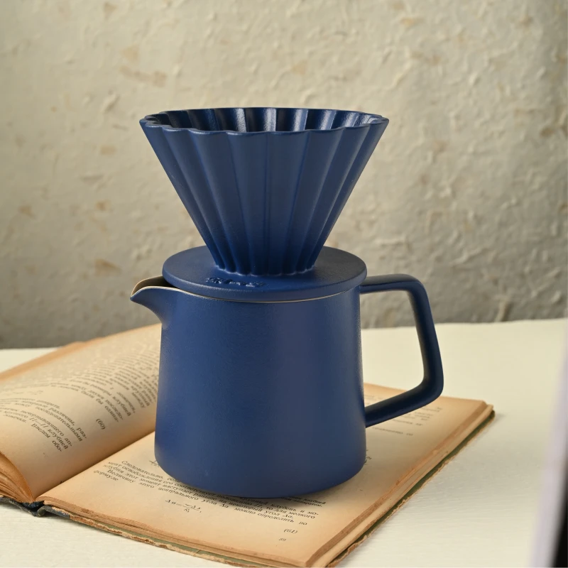 【周年庆限定返场】莺歌烧V60手冲陶瓷滤杯套装+5包挂耳咖啡