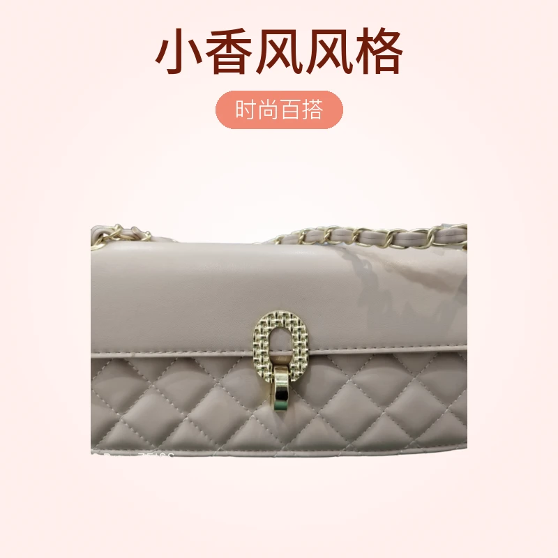 时尚百搭单肩斜挎链条包小香风