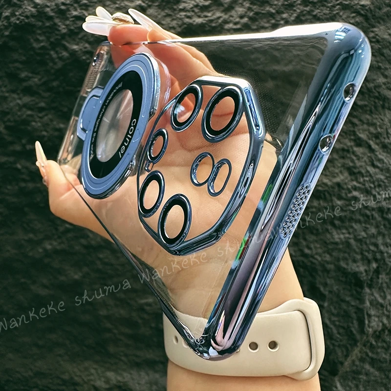 适用华为mate40rs手机壳新款huawei套mate40超薄无边框磁吸支架男