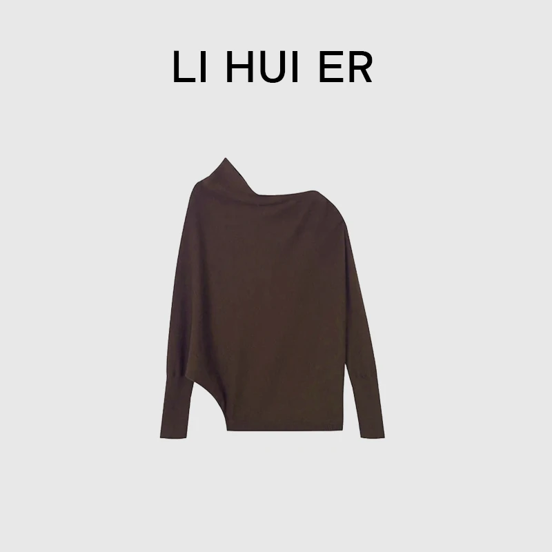 Li Hui Er 时尚双色羊毛针织打底衫 JY230901