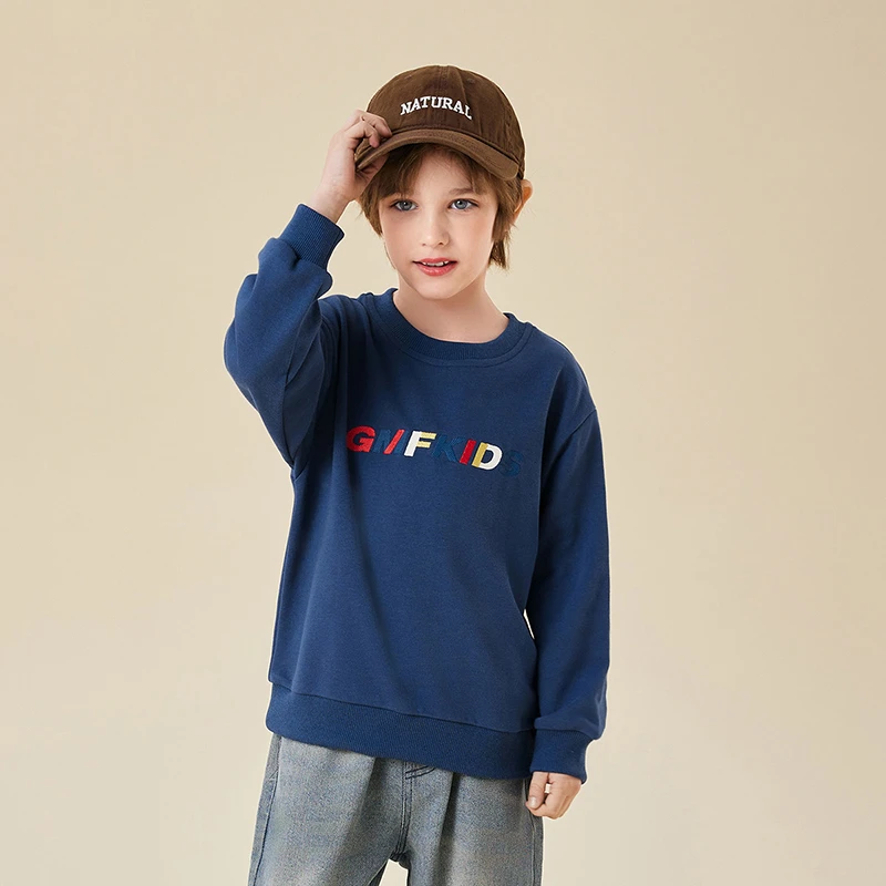 儿童装男童春装卫衣春秋款2025新款男孩酷帅上衣春季中大童GY4104