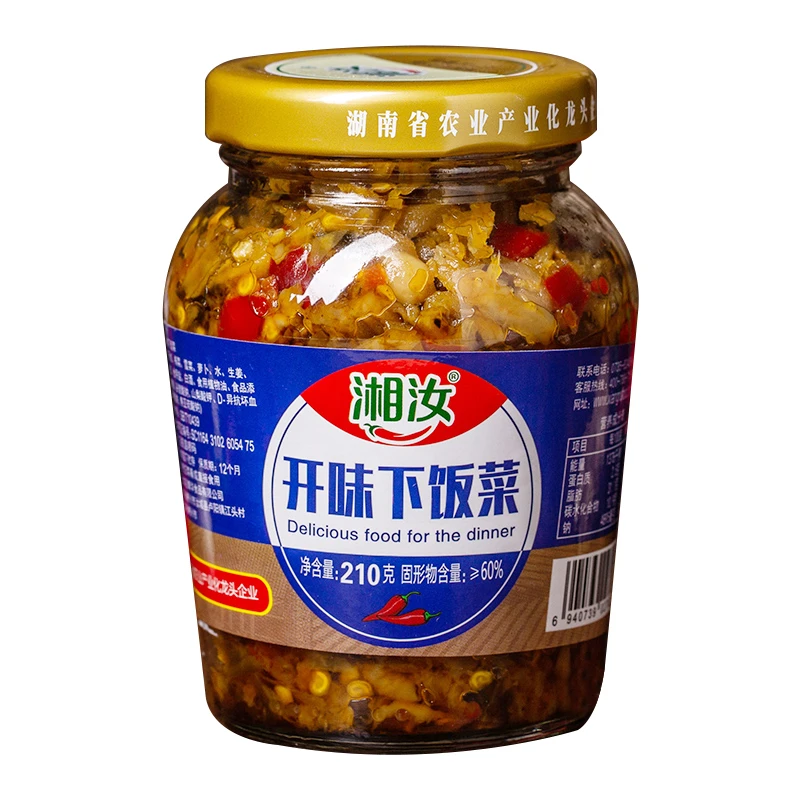 湘汝开味下饭菜210g外婆菜萝卜菜开味下饭酱菜食用