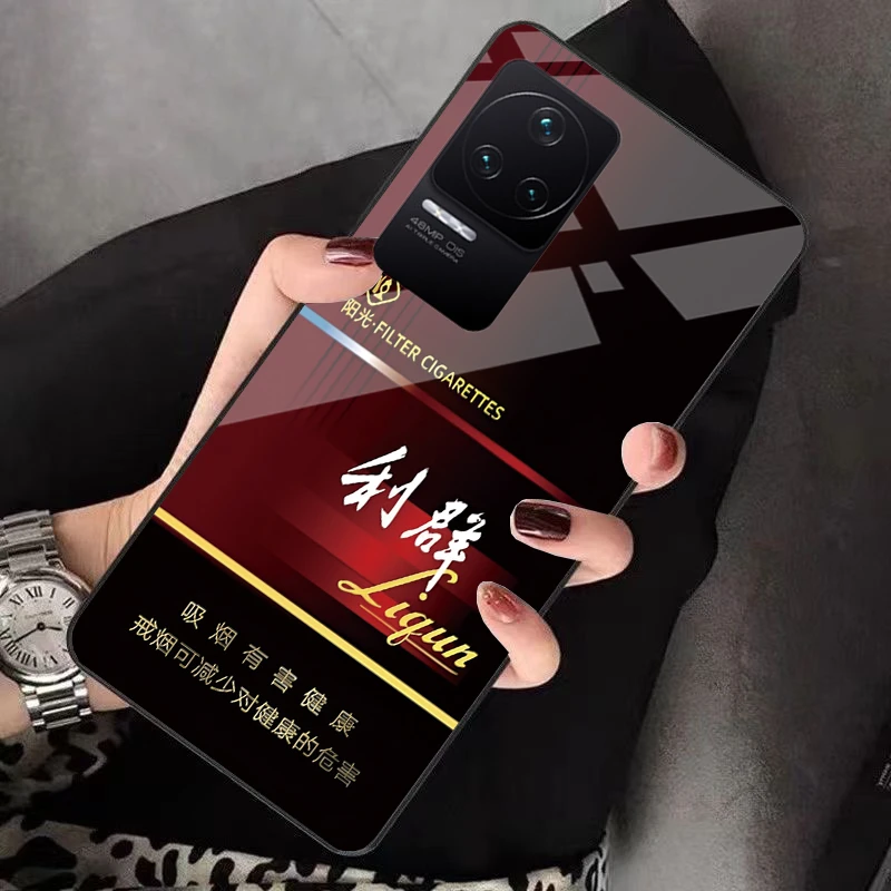 红米K50手机壳全包玻璃壳K50Pro男女款个性秒变烟盒创意网红潮牌