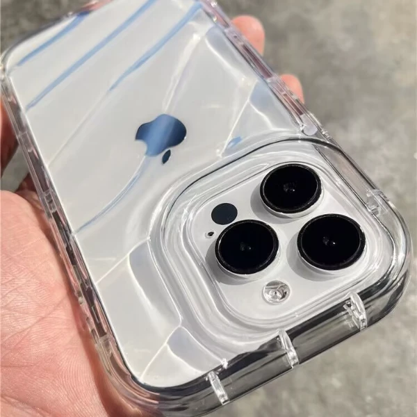 简约幻影壳iphone15手机壳13/11苹果14promax透明防摔XR女XS 8p7p
