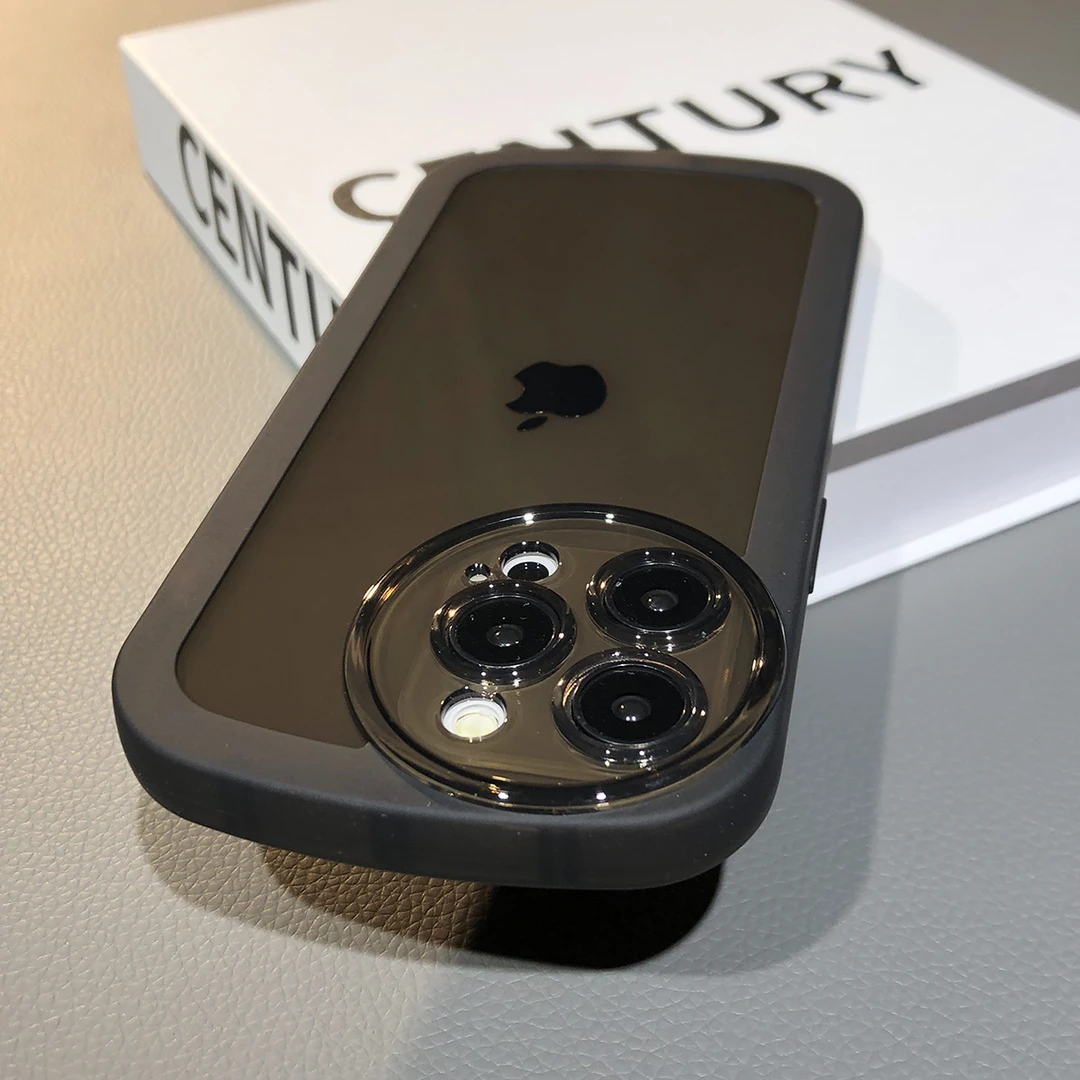 圆形高级感适用苹果13手机壳女硅胶iPhone14promax全包防摔12女11