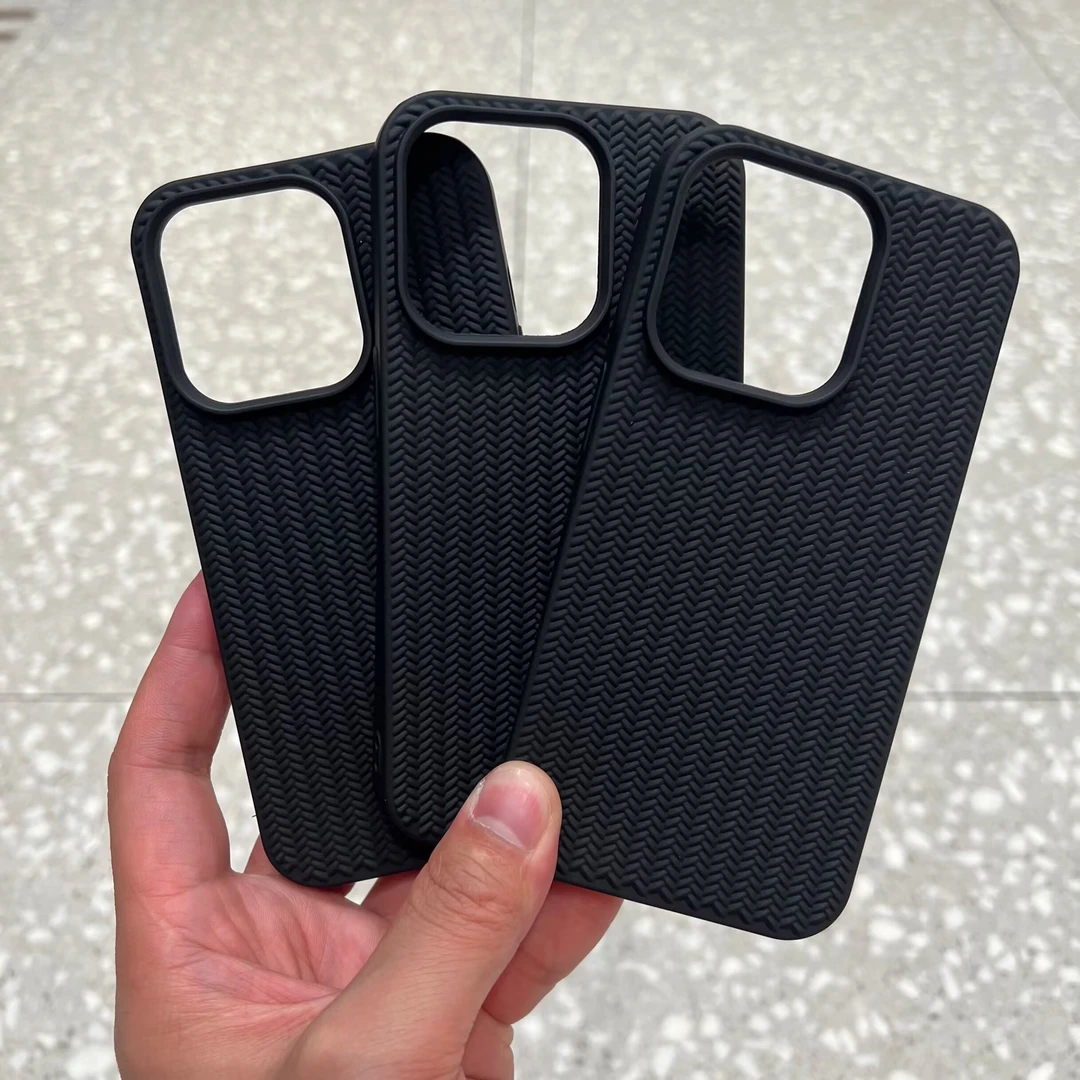 液态针织纹适用苹果15promax手机壳iPhone14/13pro超薄11/12软x7p