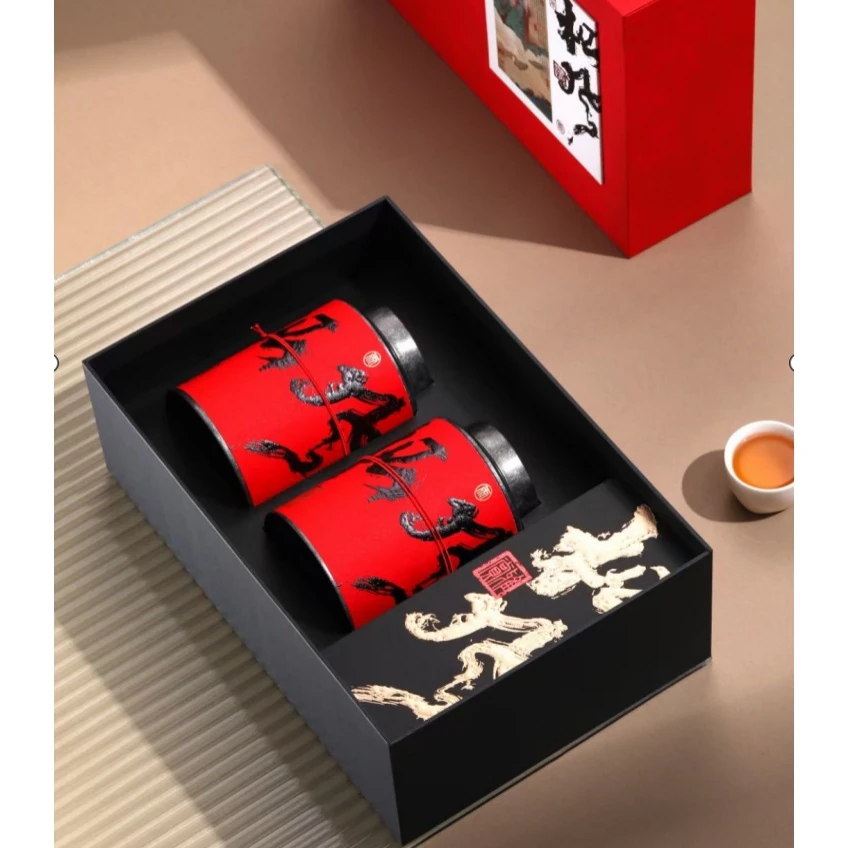 红色松风大红袍礼盒