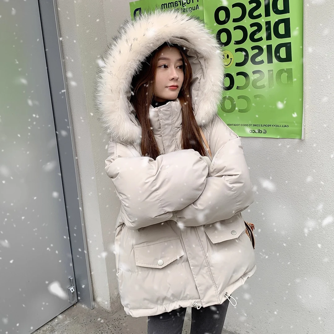 欧米朵棉服女冬季2023新款设计感显瘦短款棉衣秋冬加厚小个子棉袄