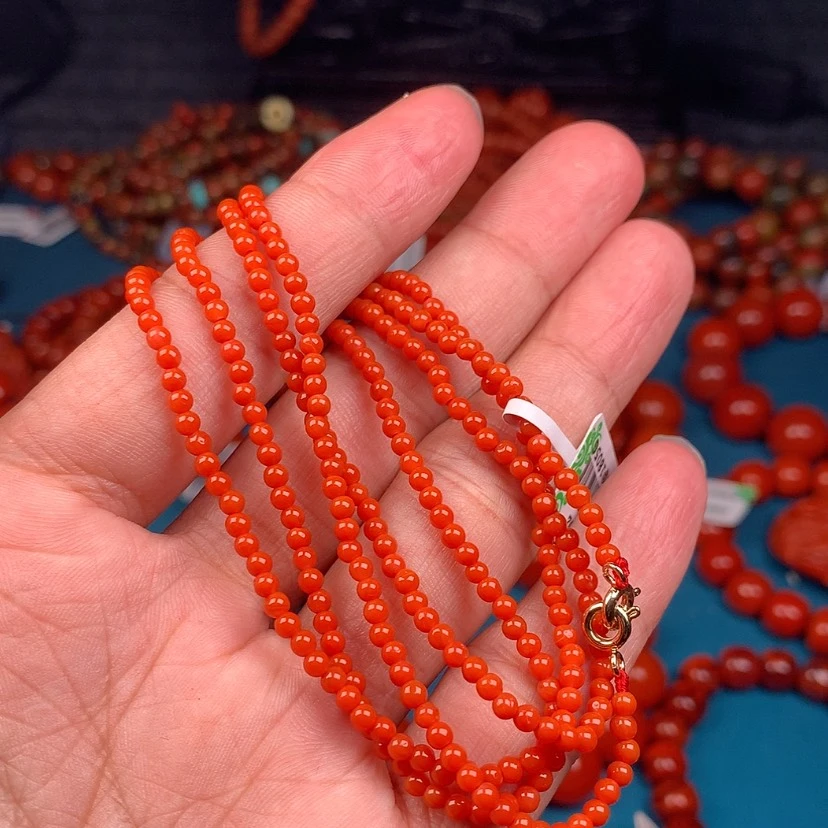 【闪购商品】南红玛瑙珠链未镶嵌