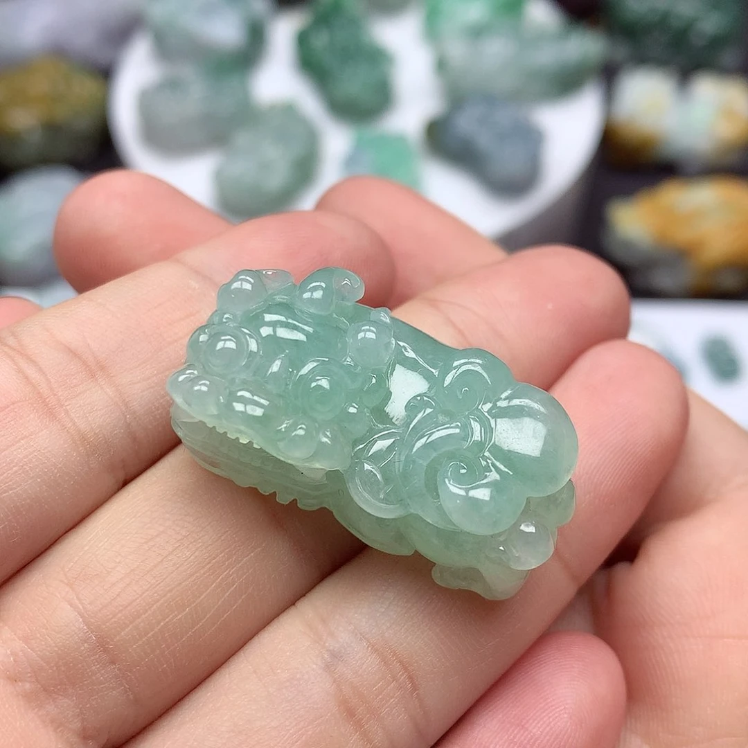 【闪购商品】翡翠颈饰未镶嵌翡翠貔貅