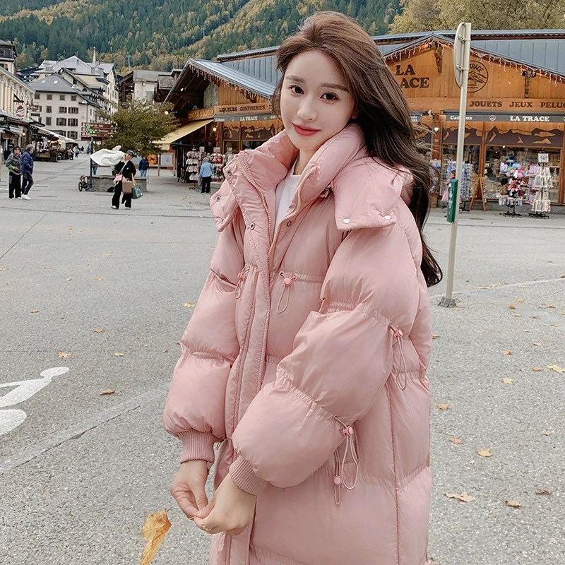 2024年新款棉服女冬长款大牌高端棉服流行爆款冬装填充棉外套