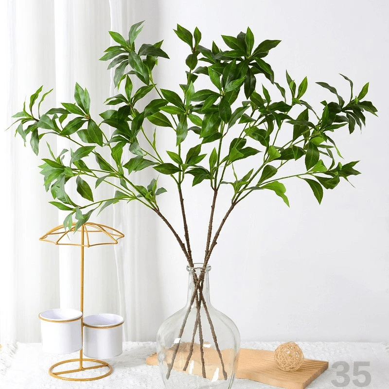 仿真绿植马醉木植物假花仿真花摆设客厅餐桌装饰花束摆件