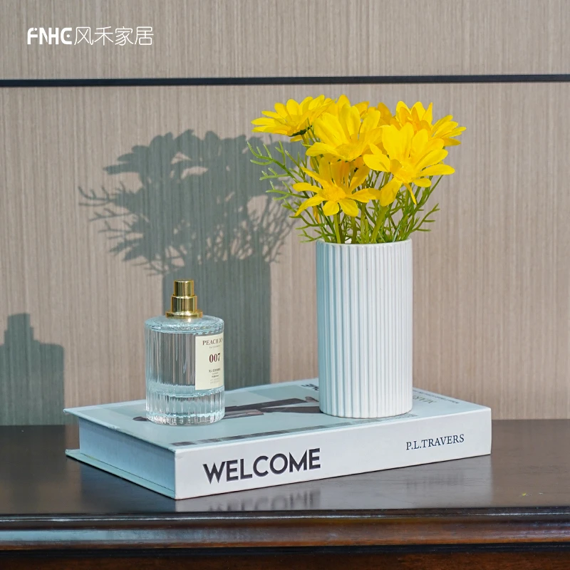 北欧简约仿真洋甘菊花束清新野菊花家居客厅酒店装饰假花绢花拍照