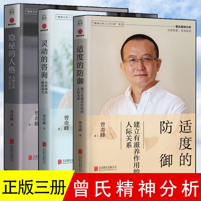 全三册 适度的防御+灵动的咨询+隐秘的人格 曾奇峰精神分析入门