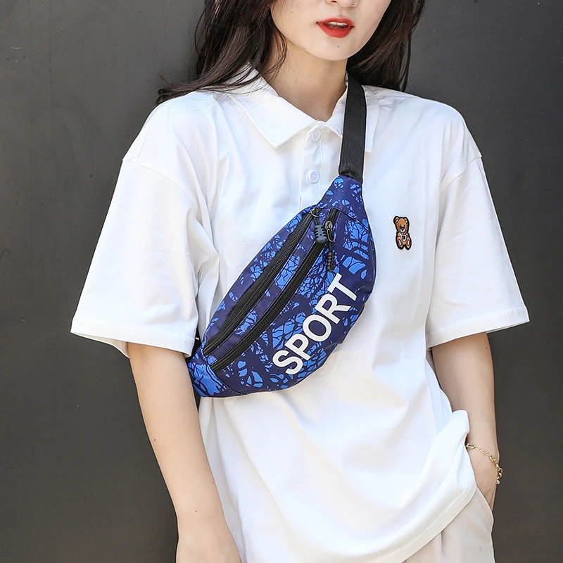 跨境胸包斜挎包男户外登山骑行男士挎包休闲单肩包夏天运动胸前包