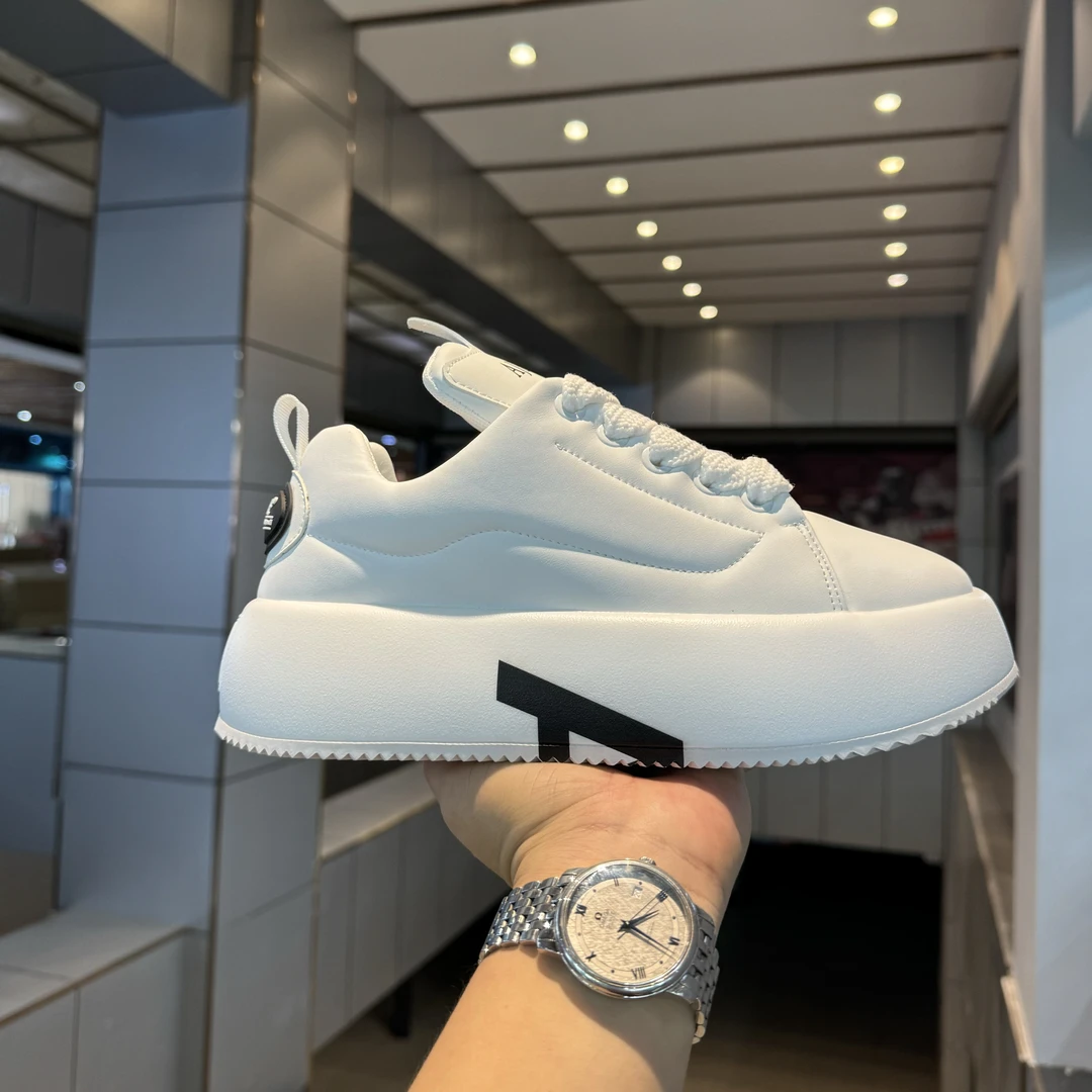 男鞋单棉同款秋冬皮面厚底经典百搭男士时尚休闲鞋【皮鞋码】AJ1821