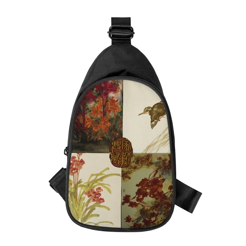 创意中国风胸包便携斜挎