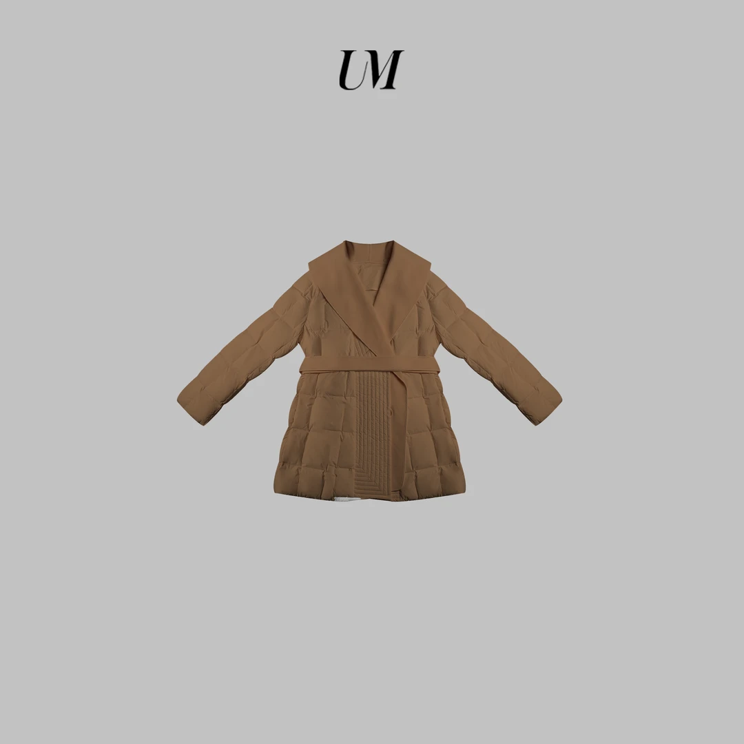 【U.M】女士轻奢拼接鹅绒服603035G