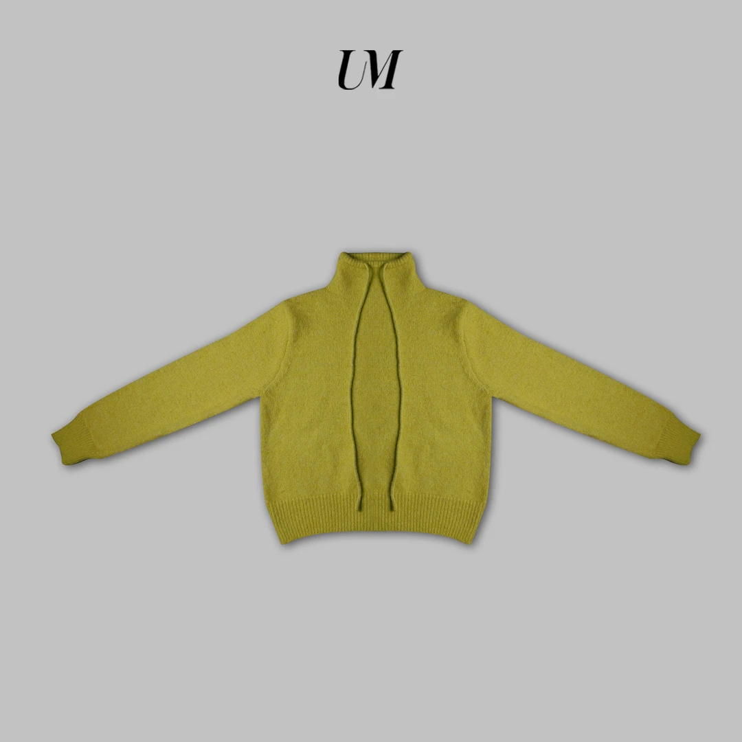 【U.M】高领针织气质纯色毛衣
