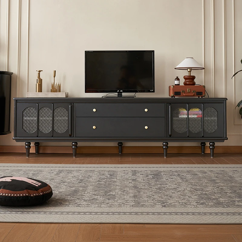 美式客厅轻奢简约电视柜柜子
