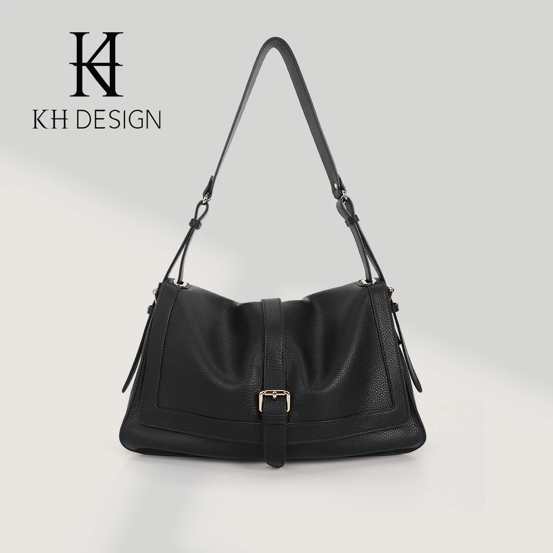 明治女包荔枝纹大容量上班通勤包新款气质单肩包托特包TMK1662