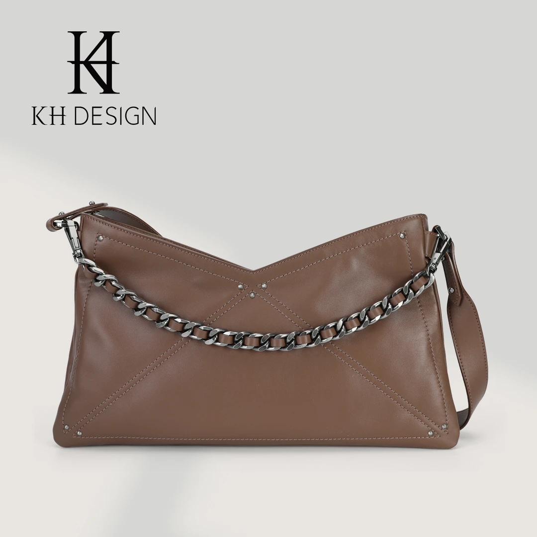 KH Design/明治女包潮流时尚小众斜挎包轻奢法国简约单肩包K2439A