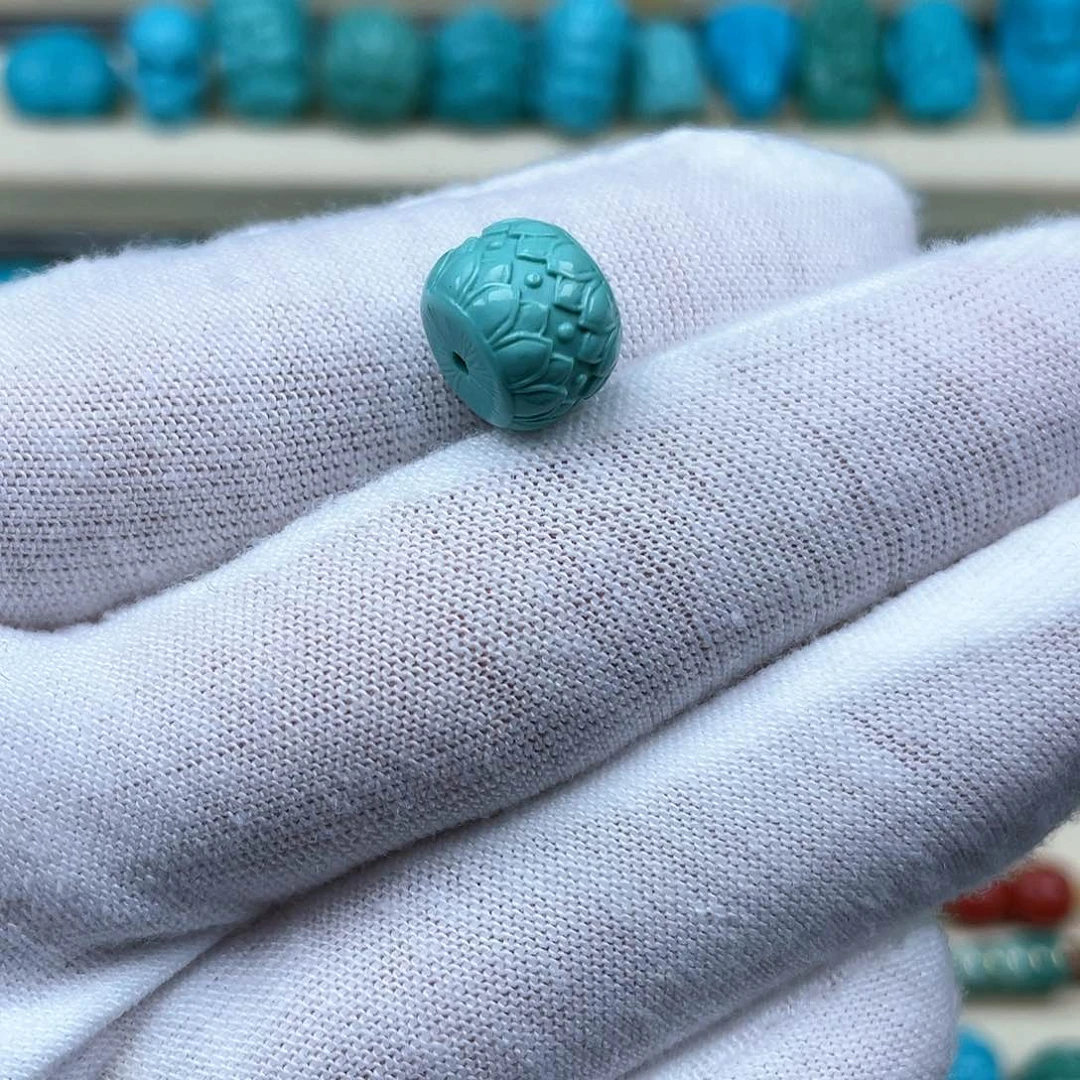 绿松石挂件未镶嵌10.4✖️8.3mm