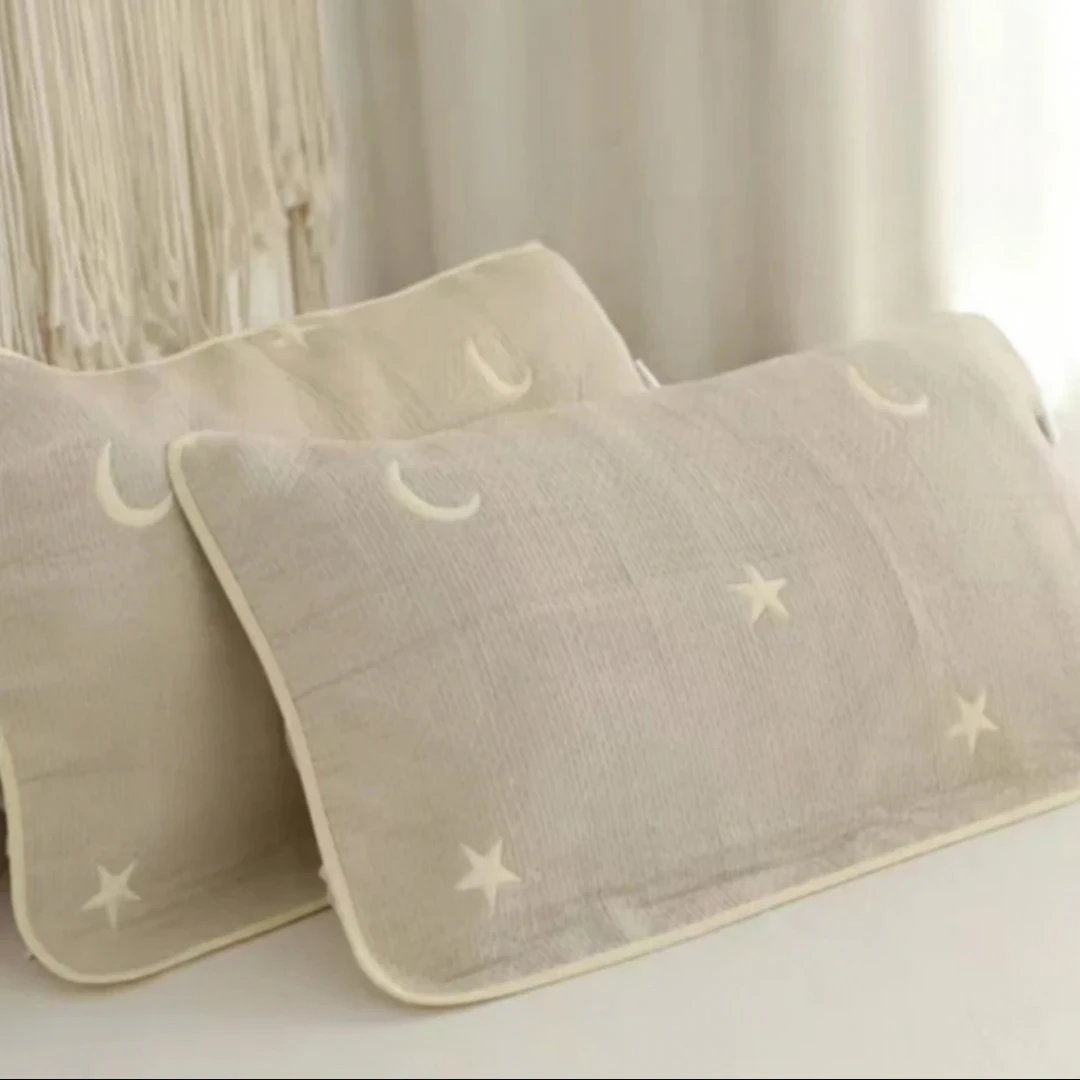 【韩国毯枕套50✖️70】多层加厚柔软亲肤包边枕巾枕套