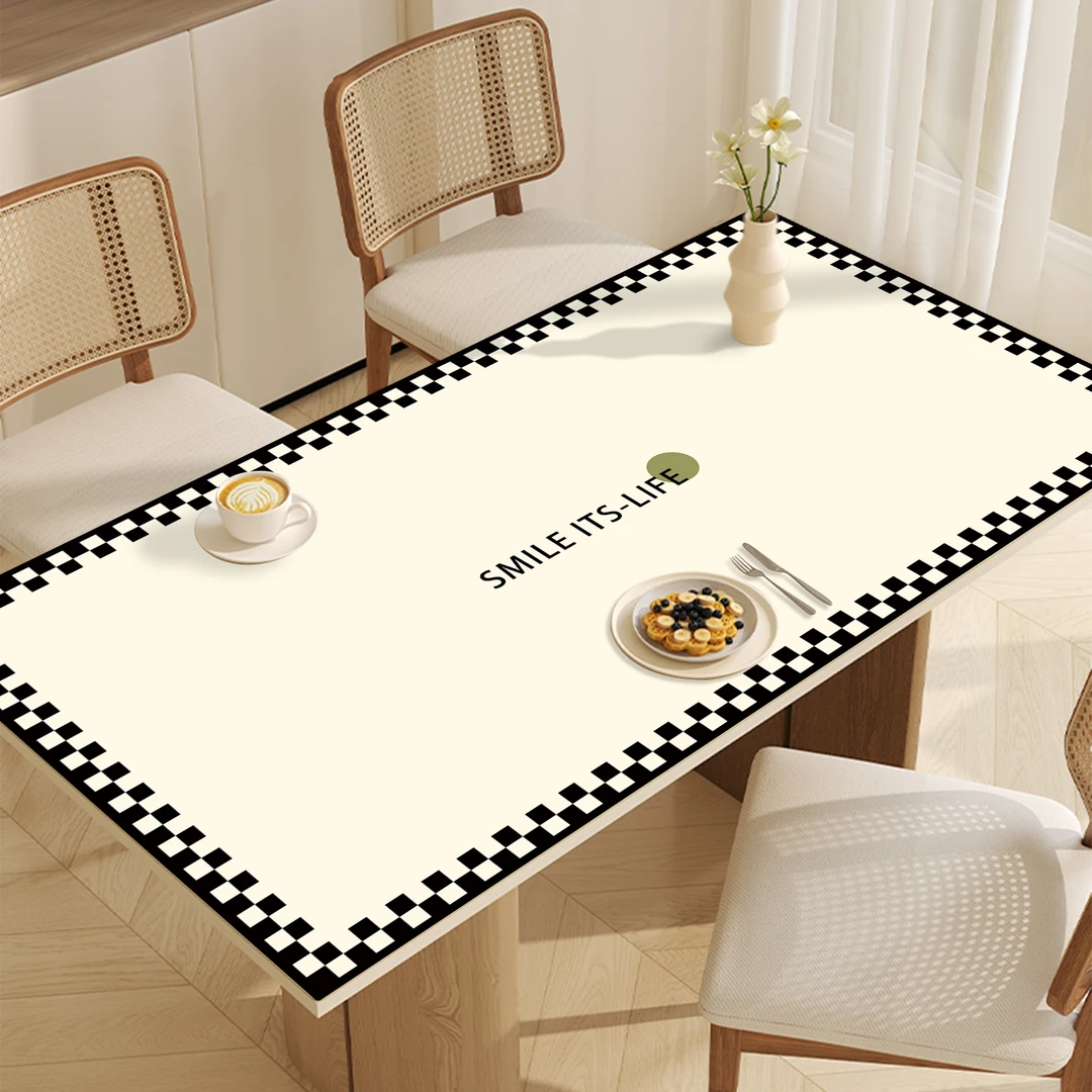 桌布茶几桌餐桌垫简约防烫隔热家用桌布免洗卧室防油餐桌保护垫