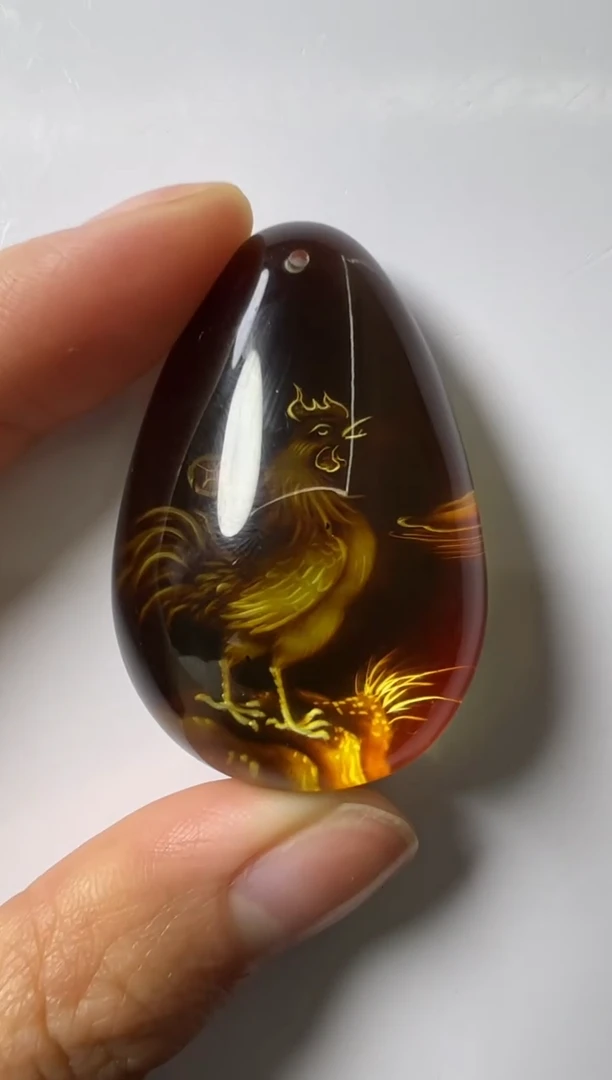 【闪购商品】琥珀颈饰未镶嵌鸡