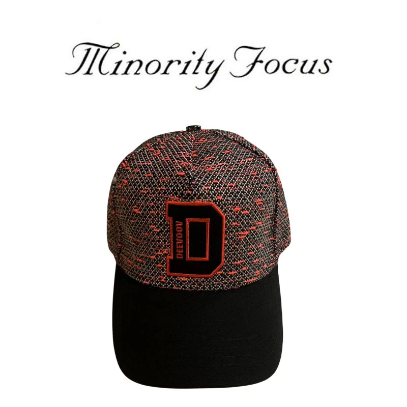 【紫姑姑】D字贴布立体刺绣棒球帽23-0533-KQ