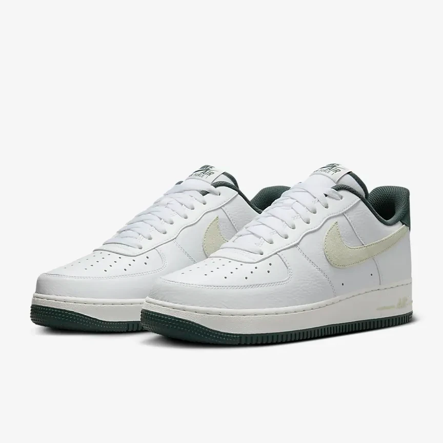 Nike耐克男鞋Air Force 1白绿荔枝空军一号休闲板鞋HF1939-100