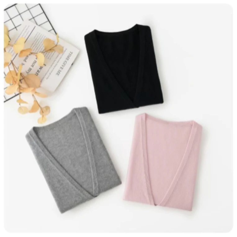 简约知性优雅气质短款防晒针织开衫