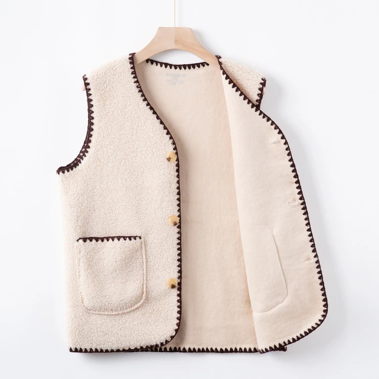 2024新款中年妈妈马甲短款中老年宽松坎肩薄款洋气奶奶装秋季上衣