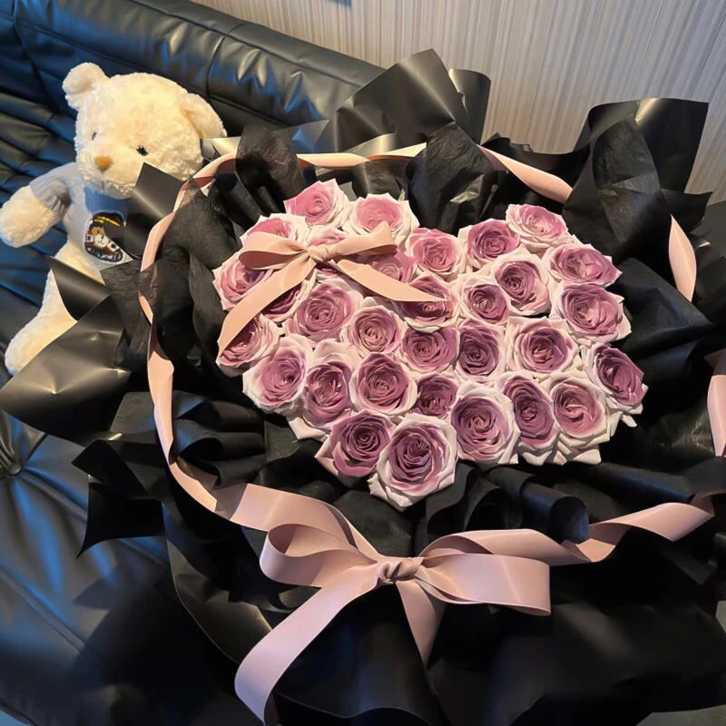 玫瑰送花小时花店送花上门乌梅子酱同城免费鲜花花束