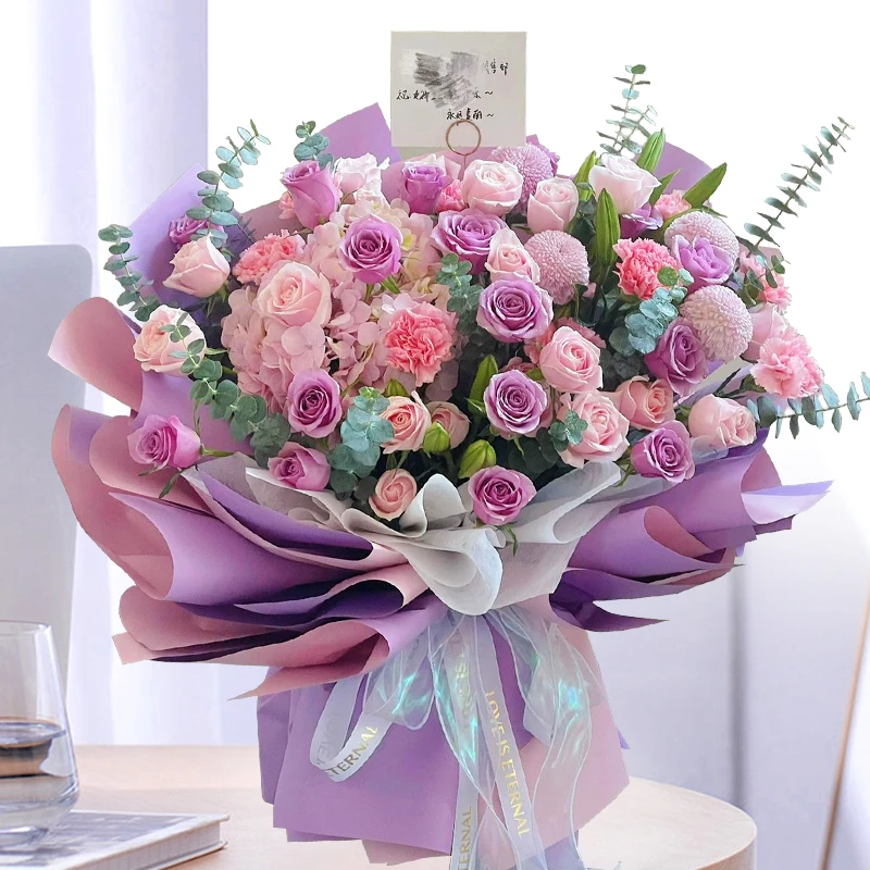 巨型绣球花束同城鲜花团购巨型花束花束鲜花同城配送上门鲜花花束