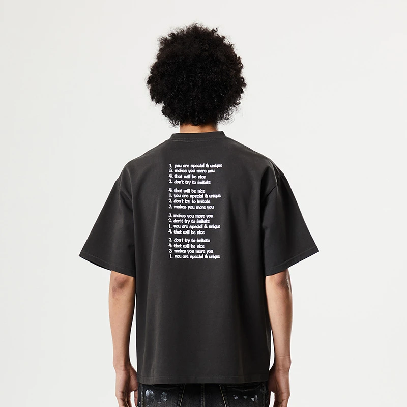 PMW 2023SS重磅400G短袖T恤OVERSIZE