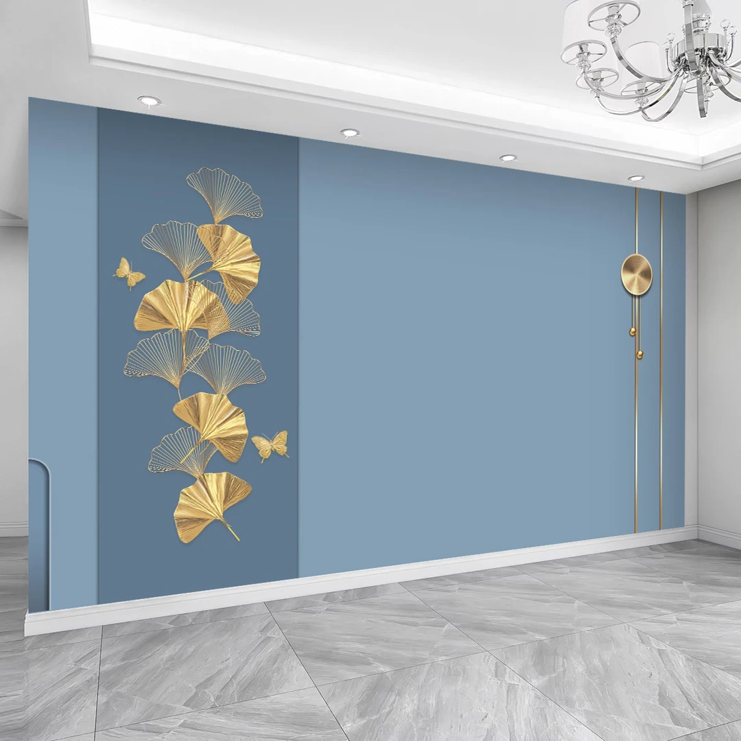 【年轻人喜欢的简约风】3D竹木纤维集成墙板电视背景墙客厅办公室