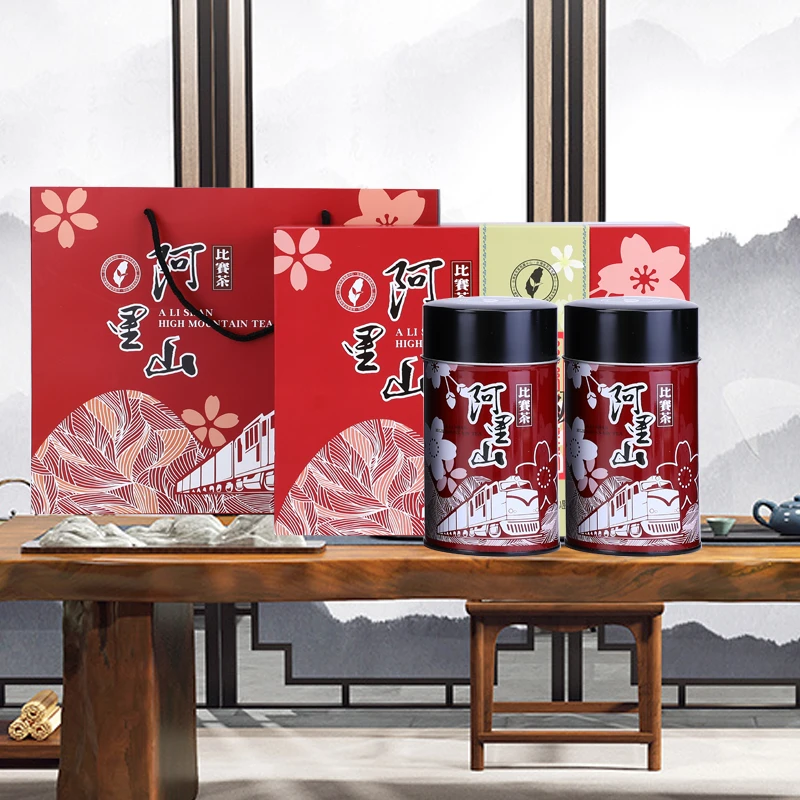 阿里山金萱奶香乌龙茶冷泡茶台湾原装清香高山茶冷萃罐装伴手礼盒