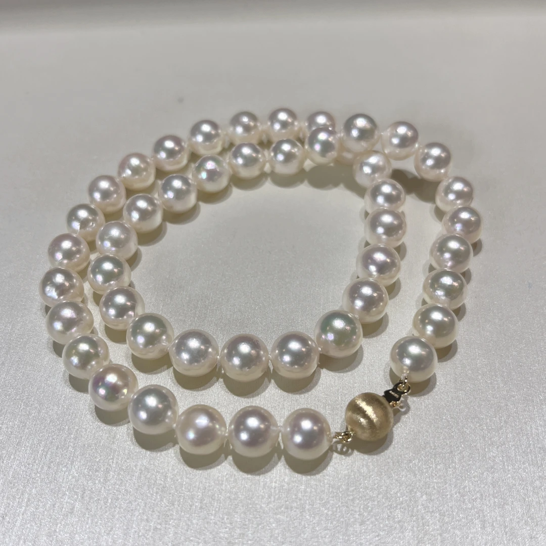 【蚌农涛哥】14k金 海水珍珠 akoya全珠项链/8-9MM