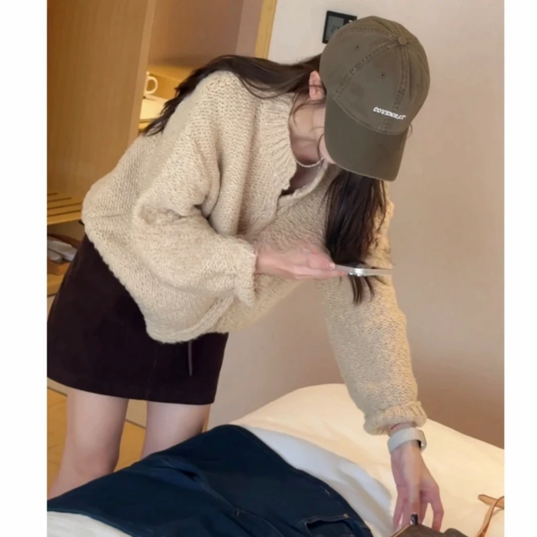 【软糯开衫】韩版慵懒风软糯糯毛衣针织开衫外套