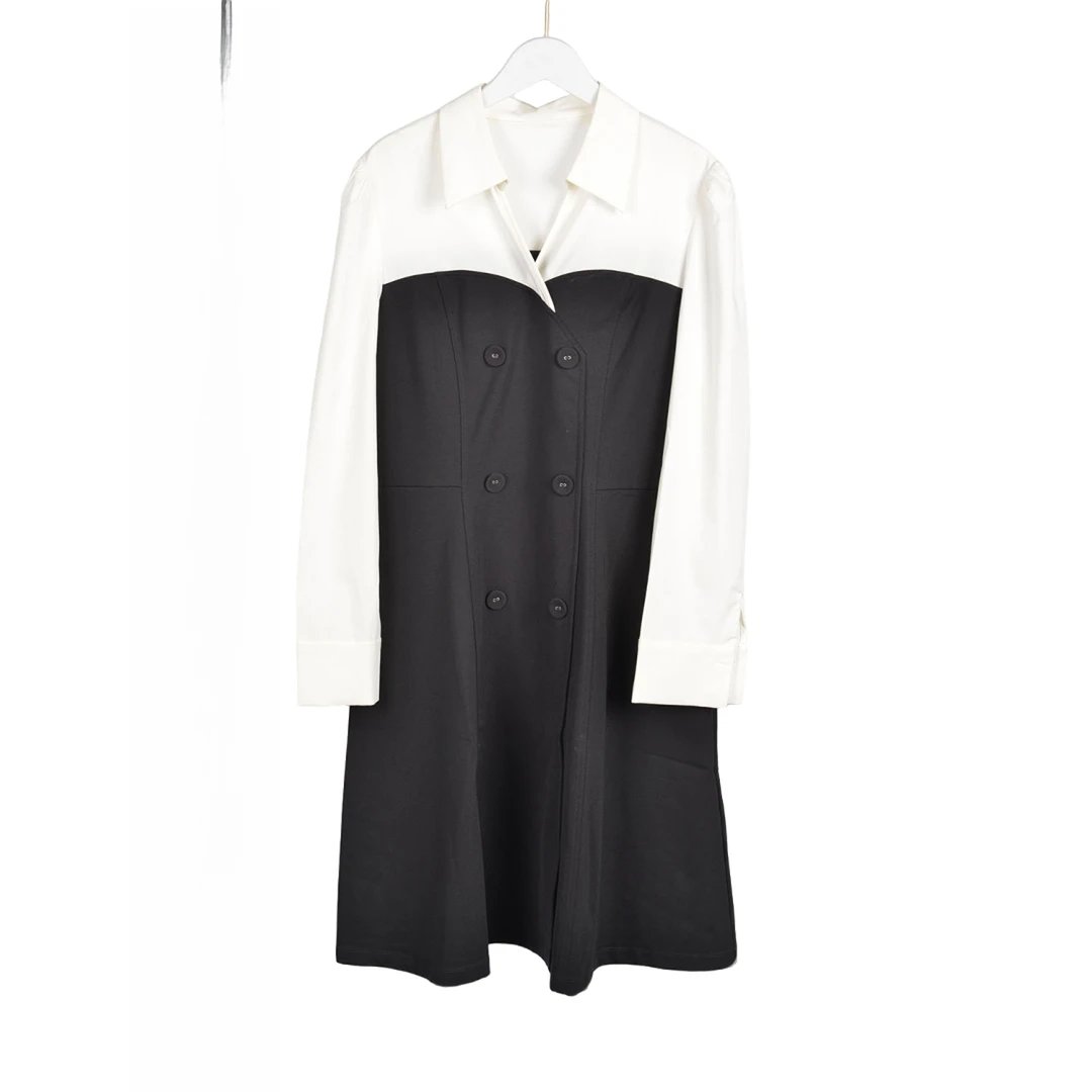 【专柜捡漏】女装QAB-连衣裙6972黑白