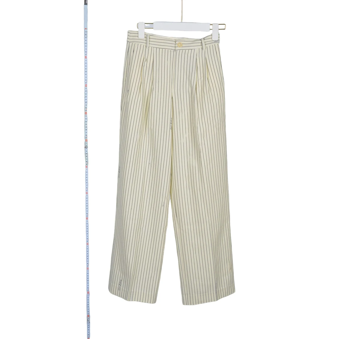 【Ｙ专柜捡漏F-2】欧家女装WJB-裤子1300灰白条正码