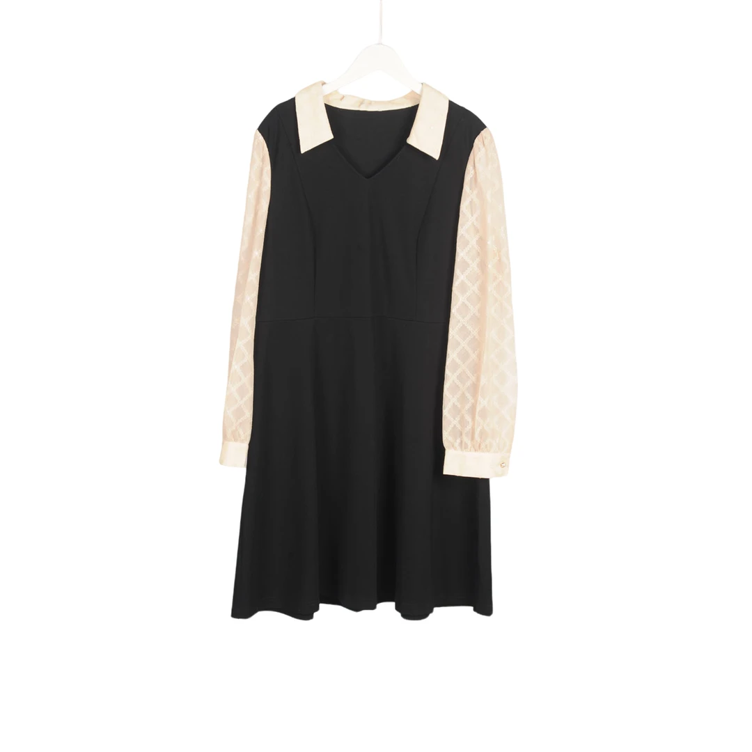 【Y专柜捡漏】GPE1 中高端大码女装QAB-连衣裙1099-黑色