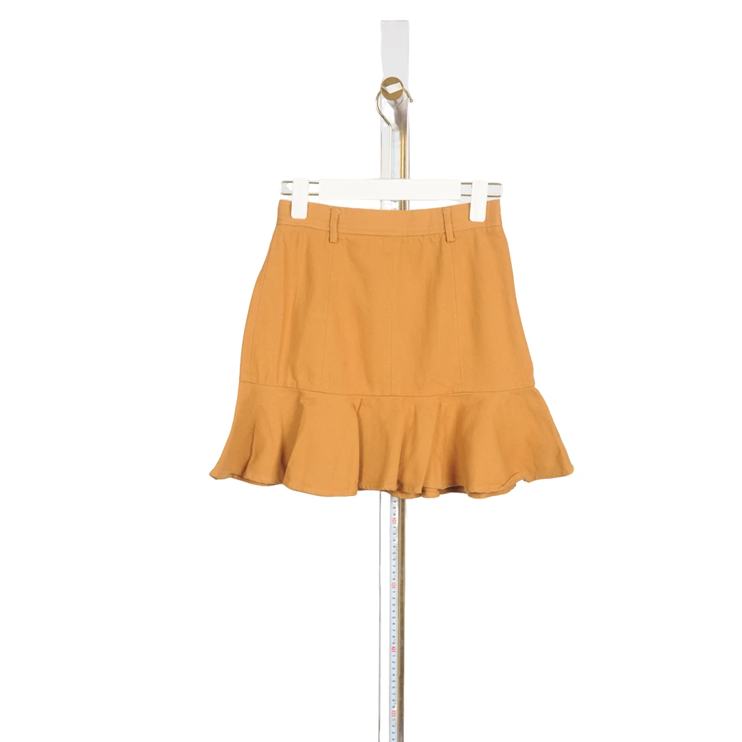 【专柜捡漏】GPF6 快时尚轻奢女装URB-短裙YL2752-姜黄正码