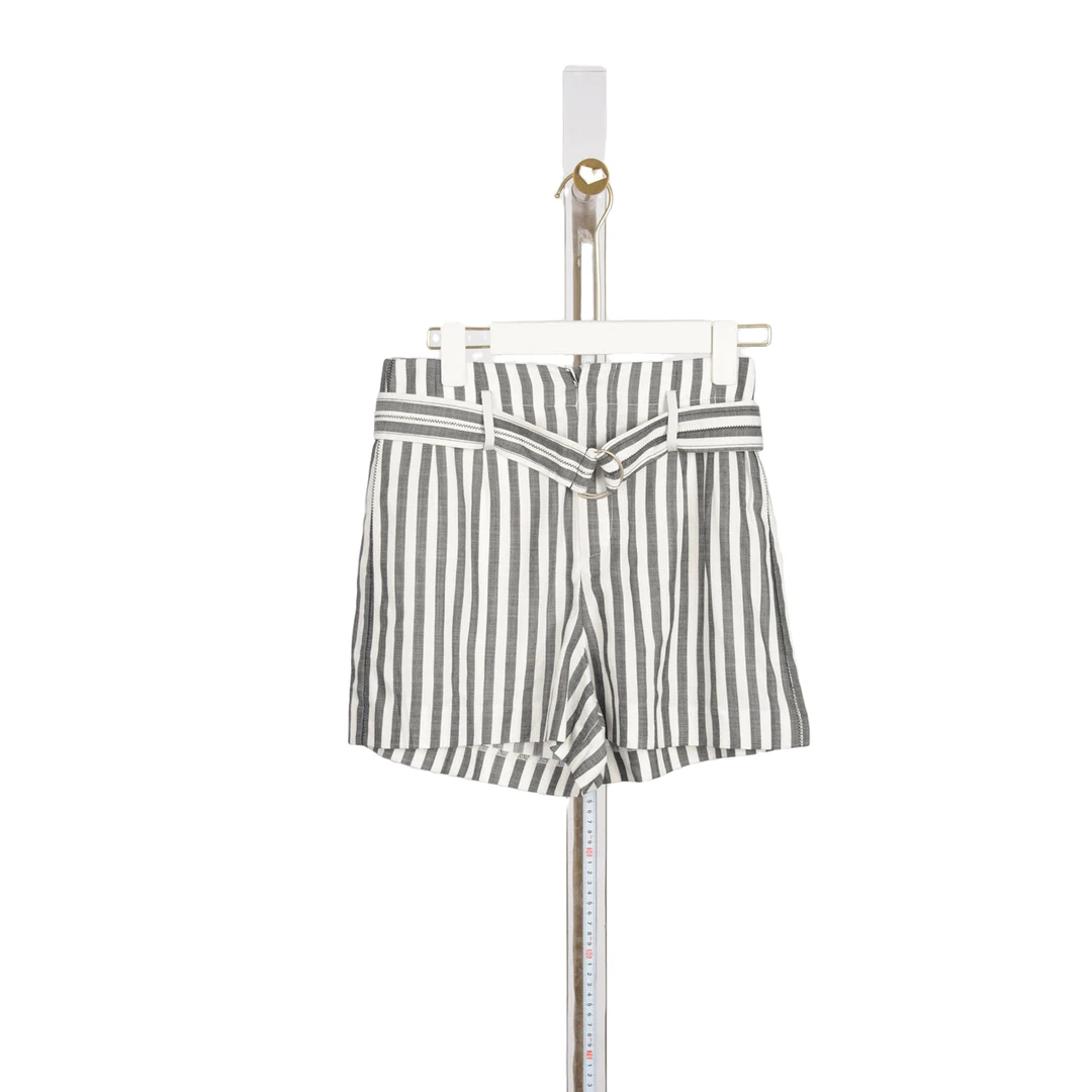 【专柜捡漏F-2】J5女装ATB-短裤0506-黑白条正码