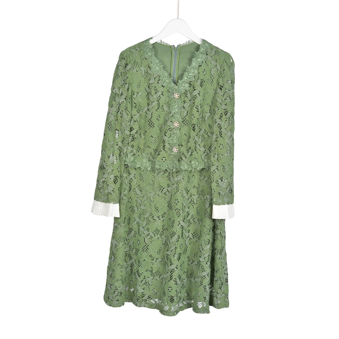 【专柜捡漏】女装QaC-连衣裙6560-山脉绿小与一个半码